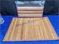 New 4 Bamboo Placemats