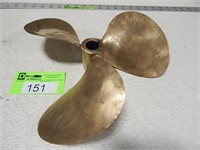 Brass propeller; per seller for a vintage tapered