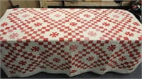 Antique Hand Stitched Quilt 58 1/2" by 75"