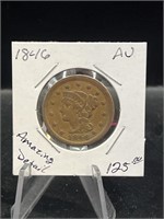 1846 large Cent Amazing Detail