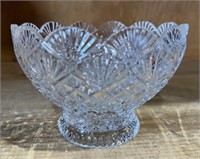 Pretty Glass Serving Bowl