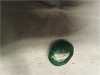 Cut & Faceted Brazilian Emerald  7.8 carat