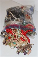 Large Bag of Jewelry Bits & Pieces- Over 6.5 lbs