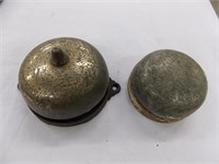 1872 smooth door bell, no key mechanism - key