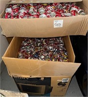 T - BOXES OF EMPTY SODA CANS (G17)