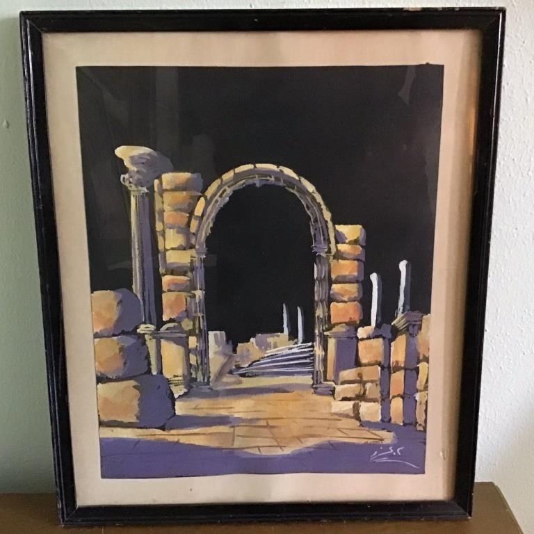 FRAMED ARCHWAY PRINT