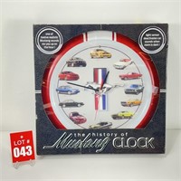 Mustang Clock