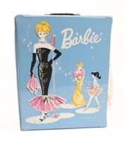 BARBIE 1962 DOLL CASE WITH CLOTHING AND ACCESSORIE