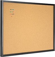 *NEW*24'' x 36'' Cork Board with Black Frame