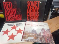 Soviet Army Chorus & Band 4- Lp's