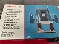 New Bosch plunge router and palm router