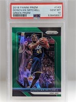 2018 Prizm Green Donovan Mitchell 143 PSA 10