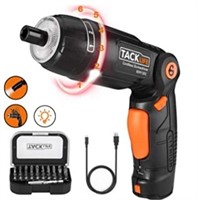 TACKLIFE Cordless Screwdriver, 3.6V 200 rpm