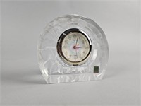 Vintage Crystal Hoya Bulova Quartz Clock