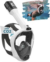 KHROOM FULL FACE SNORKEL MASK ADULTS SIZE SMALL