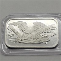 1 OZ .999 FINE SILVER SILVER TOWN BAR