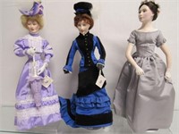 THREE FASHION DOLLS: