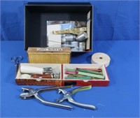 Sewing Awl, Measuring Clips, Rivet Tool