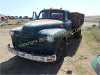 1951 Chevrolet 6400 bobtail grain truck, rebuilder