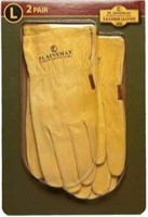 2pr MD Leather Gloves  Plainsman