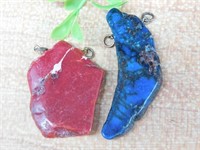 IMPRESSION JASPER PENDANTS ROCK STONE LAPIDARY SPE