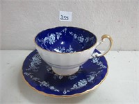 GORGEOUS AYNSLEY CUP AND SAUCER