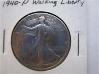 1940P Walking Liberty half dollar