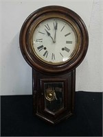 Antique New Haven referee hanging regulator clock