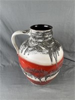 1960's Large Germany Ceramic Vase by Carstens. 18"