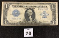 1923 One Dollar Silver Certificate Large Note