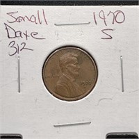 1970-S SMALL DATE MEMORIAL PENNY / CENT