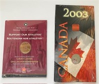 Canadian Lucky Loonie 2004+2003 Quarter