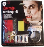 (N) Vampire Make Up Kit Fancy Dress