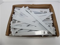 35 PCS 14" WHITE SINGLE SHELF BRACKETS