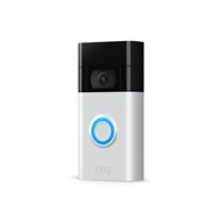 Ring Doorbell Wi-Fi Video Doorbell - Satin Nickel