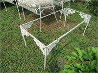 Wrought Iron Outdoor Coffee Table-no top
