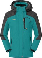 TBMPOY Women's Ski Jacket Fleece Lining-XS
