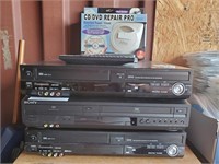 M- Panasonic And Sony DVD/VHS Players