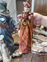 Small Indonesian Wooden Hand Puppet