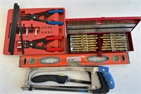 AllTrade Drill BIt Set, Handsaws, 24" Leveler