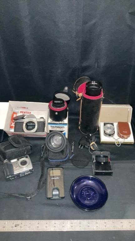 Cameras and accessories, all not tested