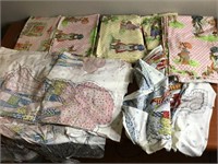 Lot OF Vintage Holly Hobby Fabric Remnants