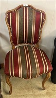 Striped Side Chair