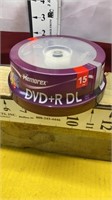 15 Pack DVD+R DL Compact Disks