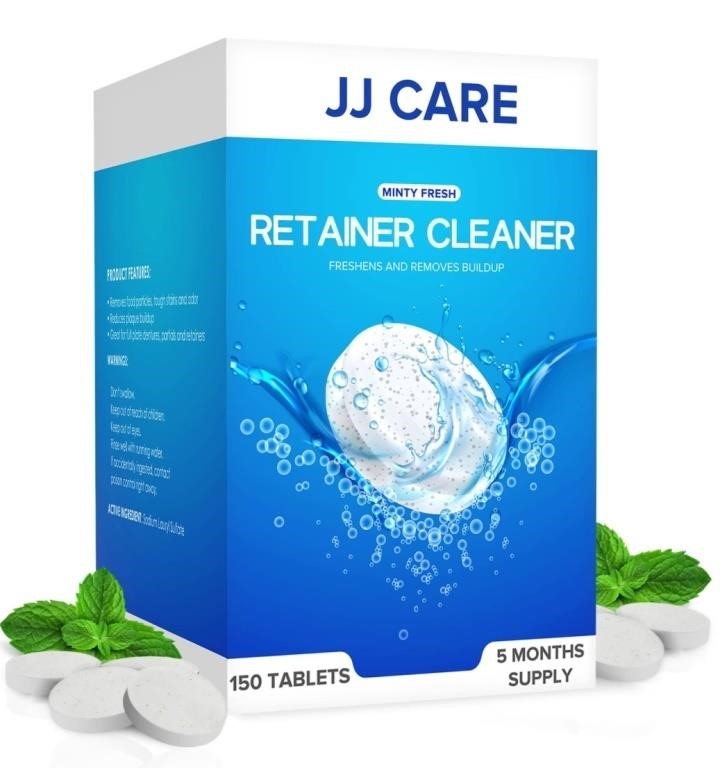 JJ CARE Minty Fresh Retainer Cleaner