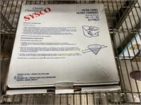 Box of Sysco Filter Cones