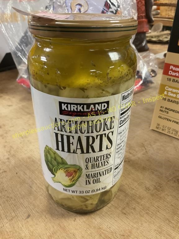 Kirkland Artichoke Hearts in marinated oil