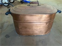 Copper Tub with Lid