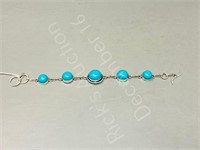 turquoise silver bracelet