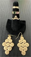 (AI) Costume Jewelry Including Brass Toned